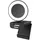 Hama Webcam mit Licht, Fernbedienung, Zoom, mobil (QHD 2K PC-Kamera mit Dual Mikrofon, Streaming-Cam, Ringlicht-Webcam Abdeckung, Autofokus, 360° drehen 89° neigen, 1/4-Zoll-Gewinde f. Stativ) schwarz