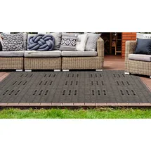 Lalee Sunset 606 Kurzflorteppich 80 x 230 cm taupe