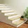[neu.holz] Treppenverkleidung 2er Set Holz 120 x 32 x 4,6 cm Beige