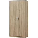 [en.casa] Kleiderschrank Bodolz 176x80x52 cm mit 1 Fach