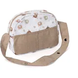 Bayer Chic 2000 - Wickeltasche für Puppen, Puppenwickeltasche, Puppenzubehör, Puppentasche, Bärchen, beige, 853-63, ca. 27 x 9 x 22 cm