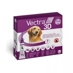Vectra 3D L Spot-on für Hunde 25 - 40 kg (3 Pipetten) 3 Pipetten