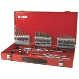 Ruko Gewindeschneidzeugsatz M3-M4-M5-M6-M8-M10-M12 44tlg