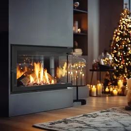 Kratki ZIBI Kamineinsatz Stahl Schwarz