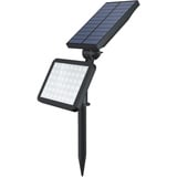 OUSFOT Solarleuchten Garten Solar Strahler für Außen Garten 48 Leds Solarspot 2 Installationsmethoden Wasserdicht IP65 mit Erdspieß Wegeleuchten für Außen/Terrasse/Wege