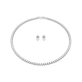 Swarovski Matrix Tennis Set Silber/Kristall
