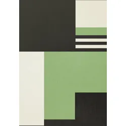 Outdoorteppich Silla 200 x 290 cm Polypropylen Grün
