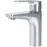 AM.PM Einhebel-Waschtischarmatur Gem Wasserhahn Bad aus Messing, Mischbatterie FGA02100 Chrom