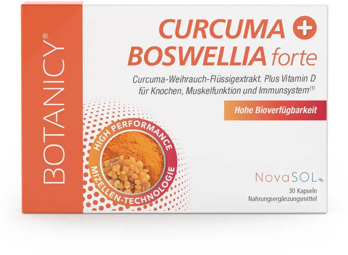 CURCUMA + BOSWELLIA forte – Kurkuma Weihrauch Kapseln