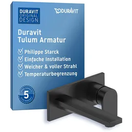 Duravit Tulum Einhandmischer Schwarz Matt