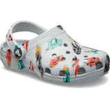 Crocs Classic Race Cars Graphic Holzschuhe - Mirage / Multi - EU 24-25