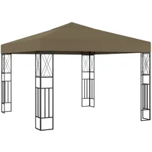 vidaXL Pavillon 3 x 3 m Taupe