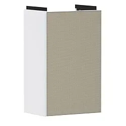 hansgrohe Xevolos E Waschtischunterschrank 54166390 340x555x245mm, links, mattweiß, bronze Struktur