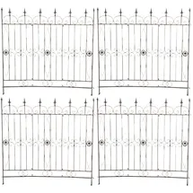 deluke Zaun-Set 124 x 116 cm Bronze/Eisen