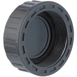 PROFEC PVC Gewindekappe 3/4 Zoll IG 10 bar, grau - Profec