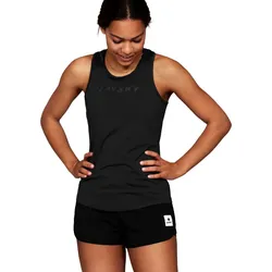 Saysky Damen Logo Pace Top schwarz