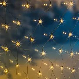 Gravidus 160 LED Lichternetz warmweiß 320x150 cm