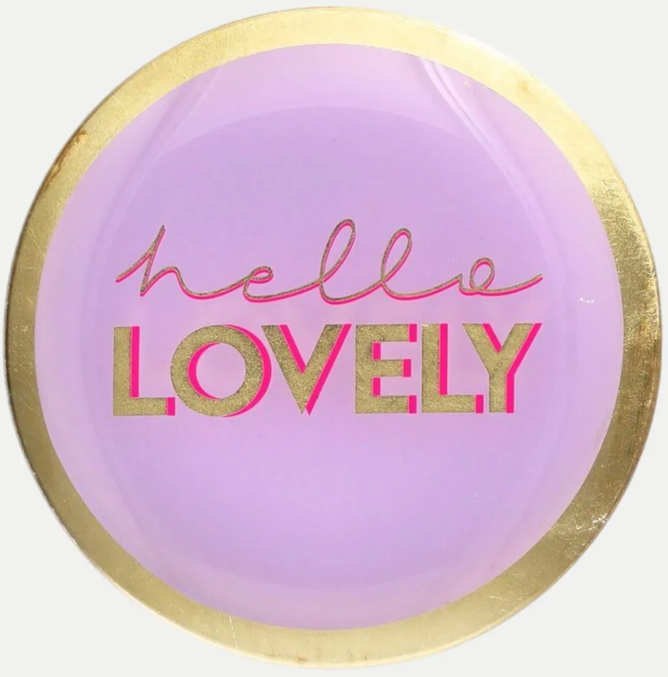 Love Plates Glasteller M Rosa