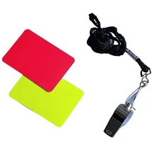 Best Sporting Schiedsrichter Set Fußball Trillerpfeife + Karten