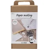 Creativ Company DIY Sets Kreatives mit Karton & Papier Starter Kreativ Set Papierschöpfen, Kreativ Box