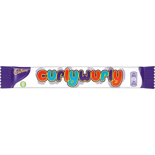 Curly Wurly Einzelriegel – Weicher Karamell-Zopf mit Überzug aus zarter Milchschokolade – Das Original als Einzelriegel (1 x 21,5g)