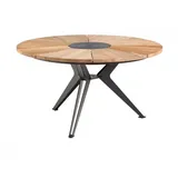 Niehoff Nexor - 160 cm rund Teak gebürstet