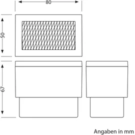ledscom.de 5er-Set LED Pflasterstein CUS Bodenleuchte für außen, warm-weiß, IP67, 230V, 8x5cm