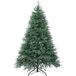 Künstlicher Weihnachtsbaum mit Ständer | realistische Tanne 100% PE grün