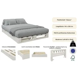 OTTO home ALASCO 140 x 200 cm Weiß