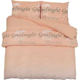 vidaXL Bettwäsche-set Rosa 200x220 Cm Baumwolle Vidaxl