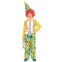 JADEO Kostüm Lustiges Clown Kinderkostüm bunt 122/134 (7-9 Jahre)