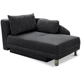 JOB Recamiere Stoff 1-Sitzer Grau