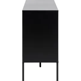 Actona Sideboard 120 x 82 x 40 cm Schwarz
