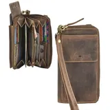 GREENBURRY Vintage Geldbörse unisex braun