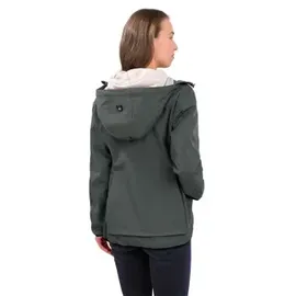 Knuffelwuff Damen Softshell Jacke Manhattan Größe: L / 40 Khaki