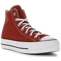 Converse Chuck Taylor All Star Lift Platform Seasonal Color in Rot, 37