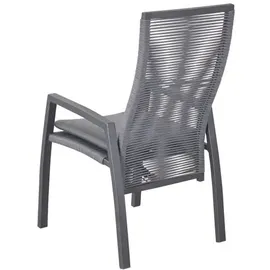 LC Garden Diwo Gartenstuhl 63 x 57 x 107 cm grau 1 St.