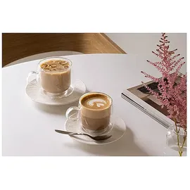 Villeroy & Boch Cappuccino-Glas 0,25 l Transparent 2 St.