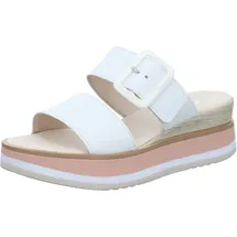 Gabor Plateau Pantoletten Damen 31333532323936 Weiß 40 1/2 EU - Weiß