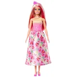 Barbie Royal-Puppe mit fantasievollen Haaren in Blond und Pink (HRR08)