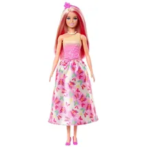Barbie Royal-Puppe mit fantasievollen Haaren in Blond und Pink (HRR08)