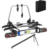 EUFAB SD260 Fahrradträger für 2 Räder Hecktüren 11596 inkl. Tasche + Rampe