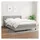 vidaXL Boxspringbett mit Matratze Hellgrau 140x200 cm Stoff