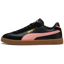 Puma Unisex Club II Era Sneaker, Black-PINK Fruit-Gum, 44.5 EU