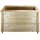 TIMBELA Hochbeet 118 x 38 x 69 cm Beige