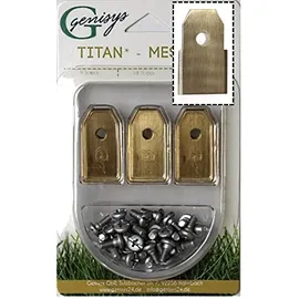 genisys Ersatzklingen 30x Titan kompatibel mit Gardena Mähroboter HQ 2018 - 0,60 mm