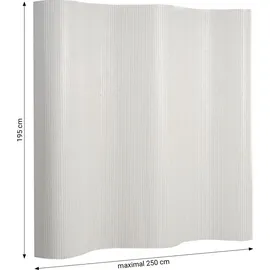 Homestyle4u Paravent Raumteiler 250x200 cm 305