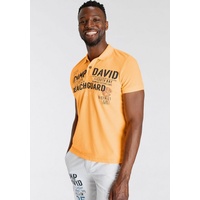CAMP DAVID Poloshirt, in hochwertiger Piqué-Qualität, orange