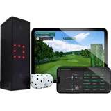 Square Golf Launch Monitor / Golf Simulator , schwarz
