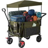 Relaxdays Bollerwagen faltbar grün